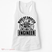 Funny Wake Up Smarter Sleep With A Engineer Women's Tank Top thumb 0