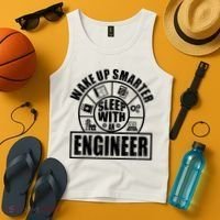 Funny Wake Up Smarter Sleep With A Engineer Tank Top thumb 4