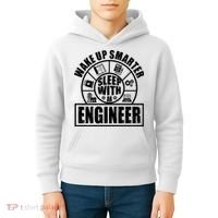 Funny Wake Up Smarter Sleep With A Engineer Kids Hoodie thumb 4