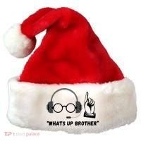 Funny Whats Up Brother Santa Hat thumb 0