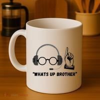Funny Whats Up Brother Coffee Mug thumb 4