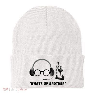 Funny Whats Up Brother Beanie