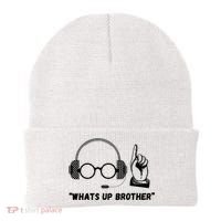 Funny Whats Up Brother Beanie thumb 0