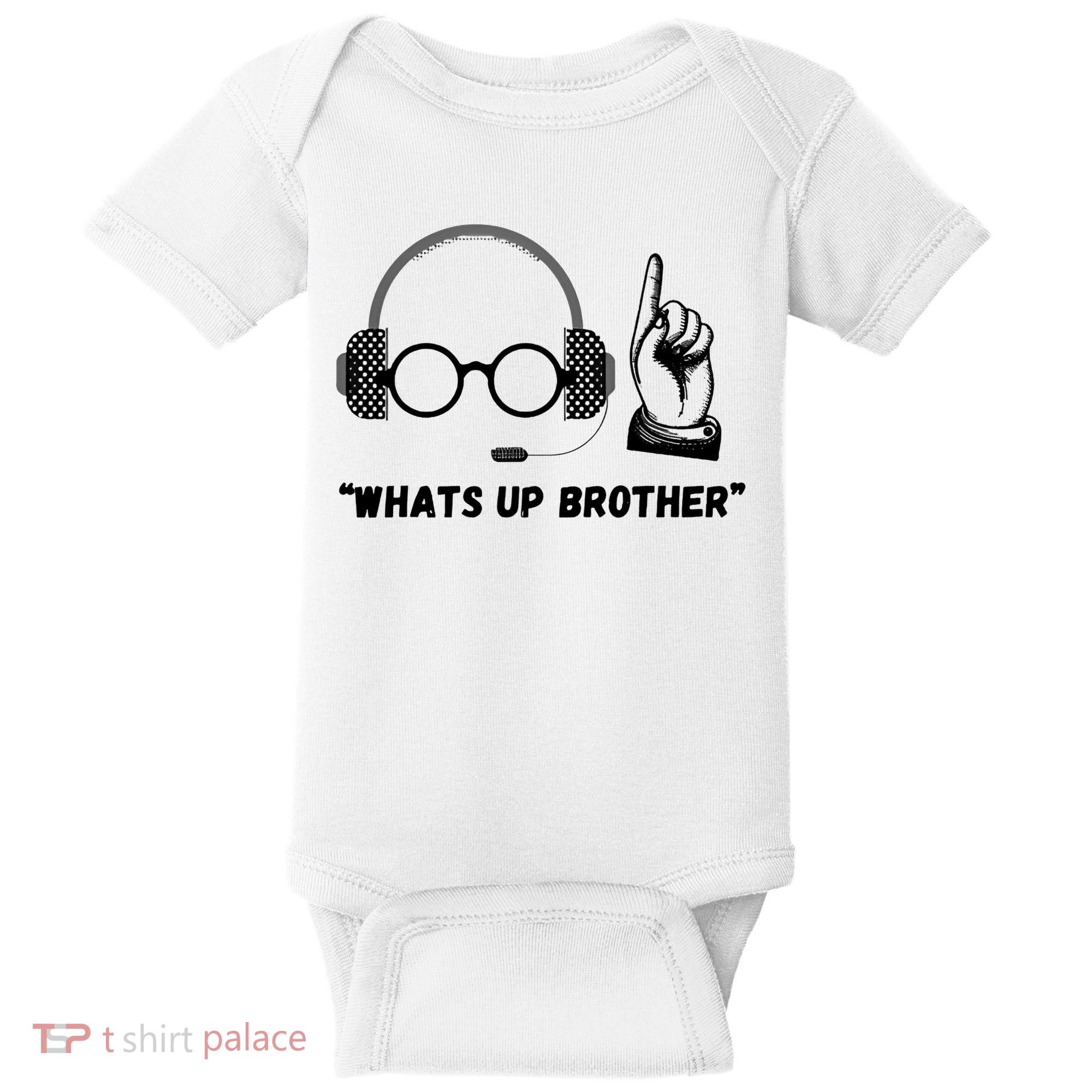 Funny Whats Up Brother Baby Bodysuit