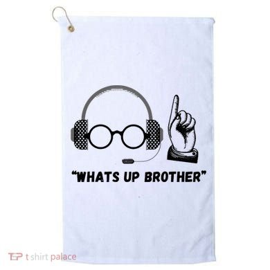 Funny Whats Up Brother Golf Towel