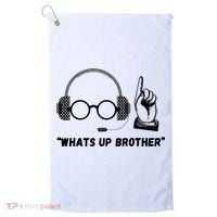 Funny Whats Up Brother Golf Towel thumb 0