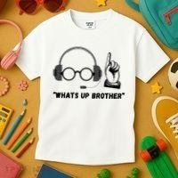 Funny Whats Up Brother Kids T-Shirt thumb 3