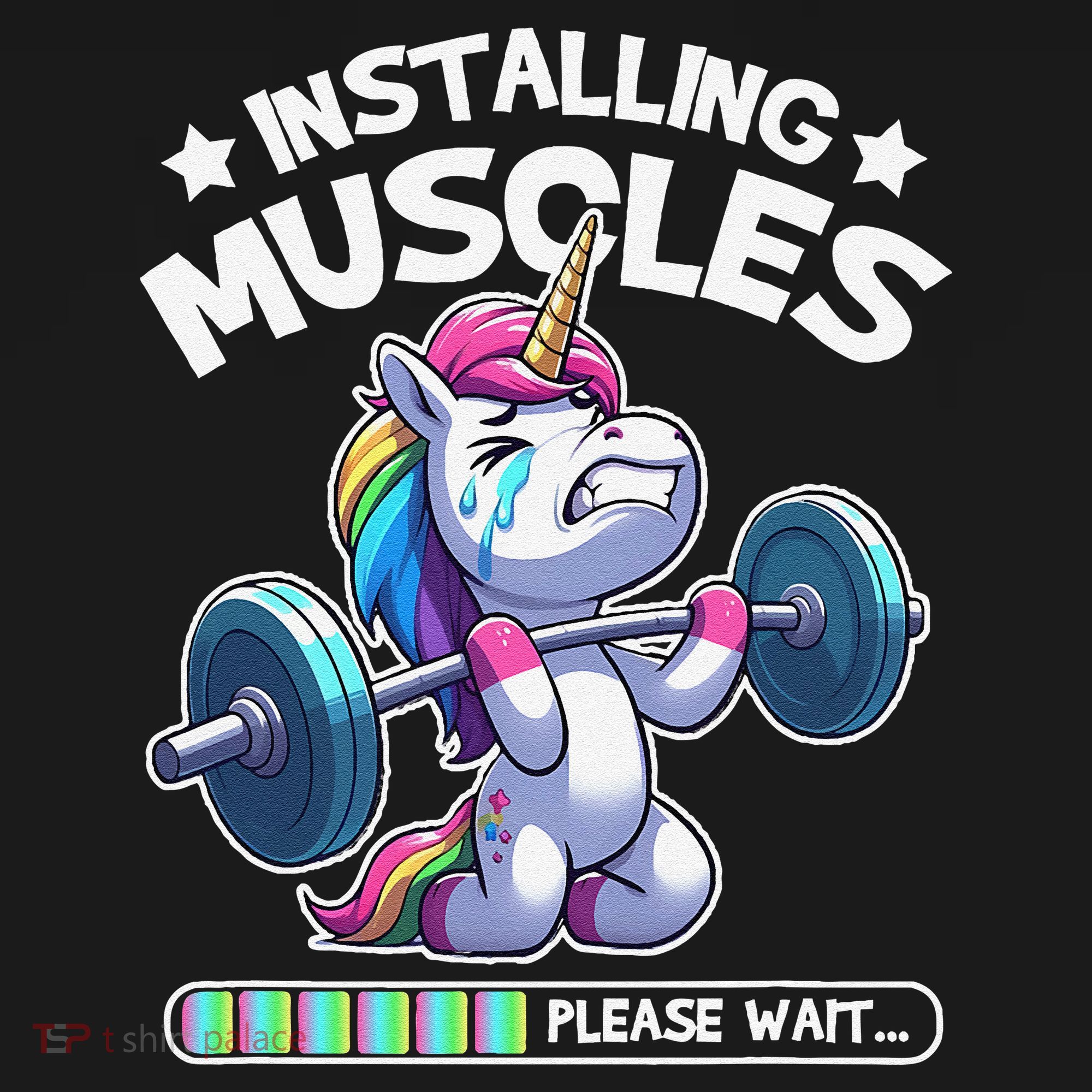 Fitness Weightlifting Unicorn Gym Workout Weight Training Apron