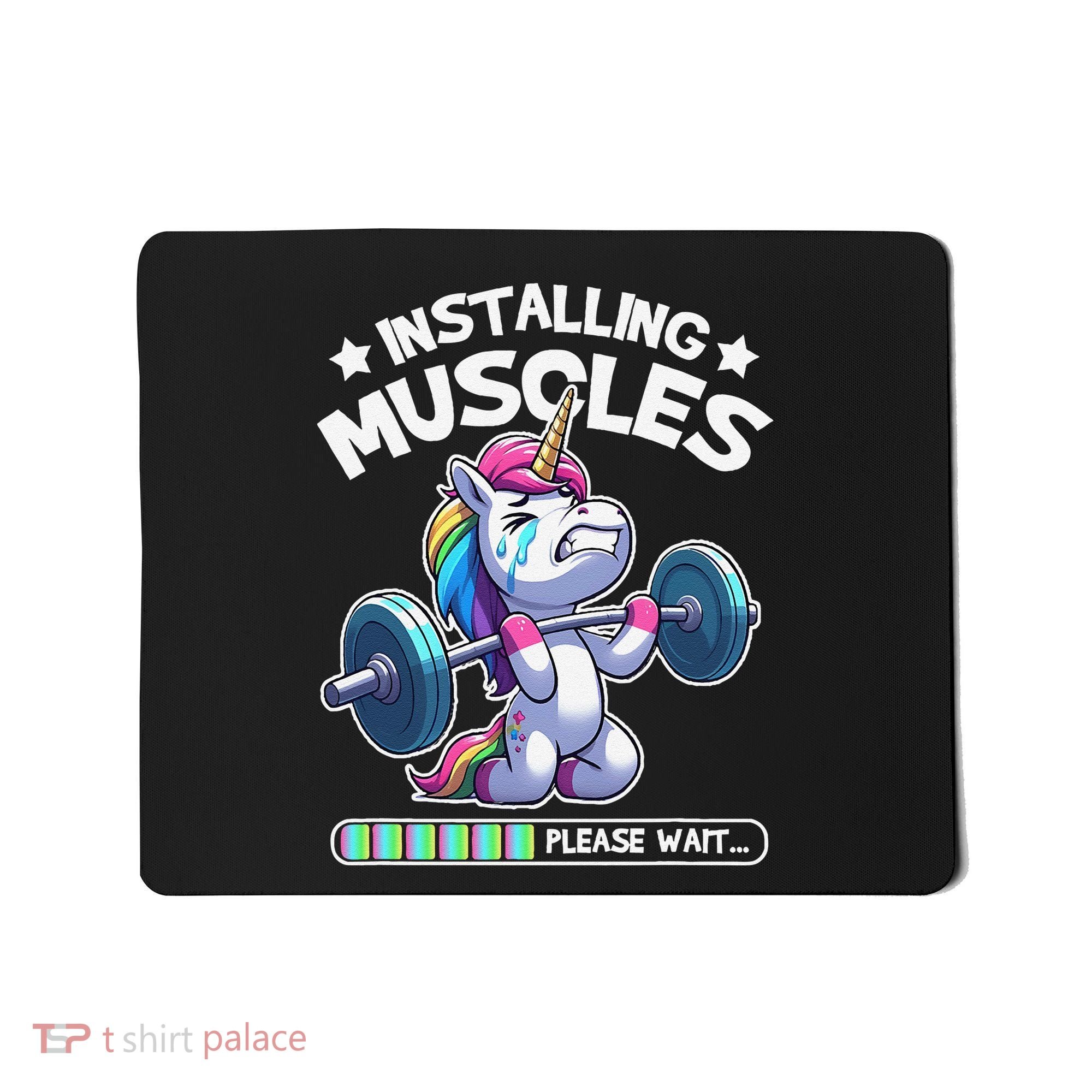 Fitness Weightlifting Unicorn Gym Workout Weight Training Mousepad