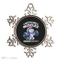 Fitness Weightlifting Unicorn Gym Workout Weight Training Ornament thumb 0