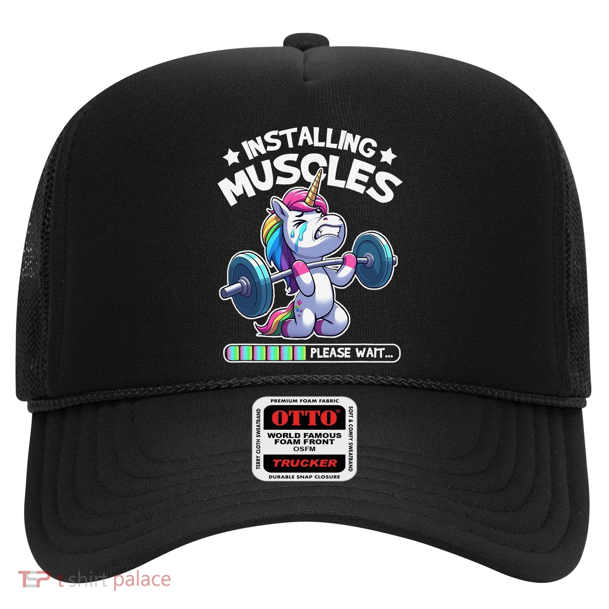 Fitness Weightlifting Unicorn Gym Workout Weight Training Hat