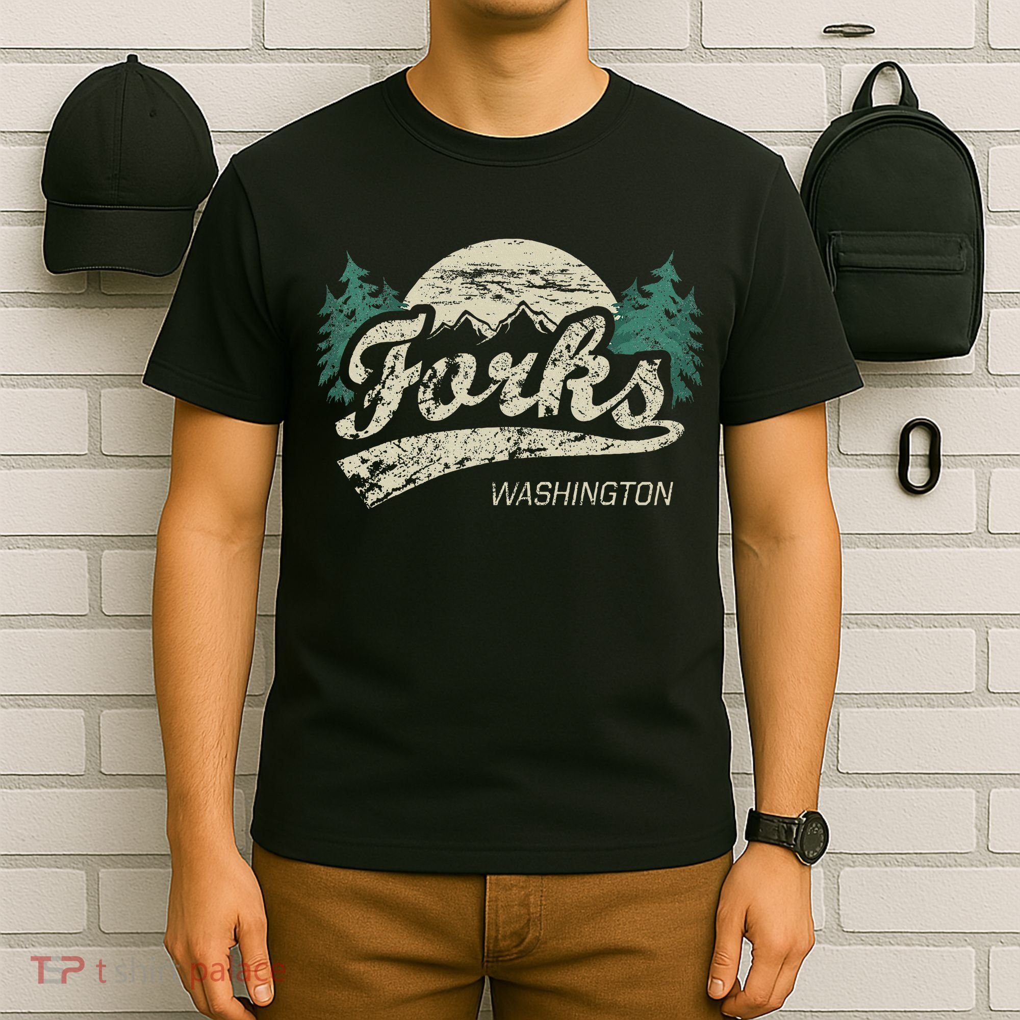 Forks Washington Vintage T-Shirt