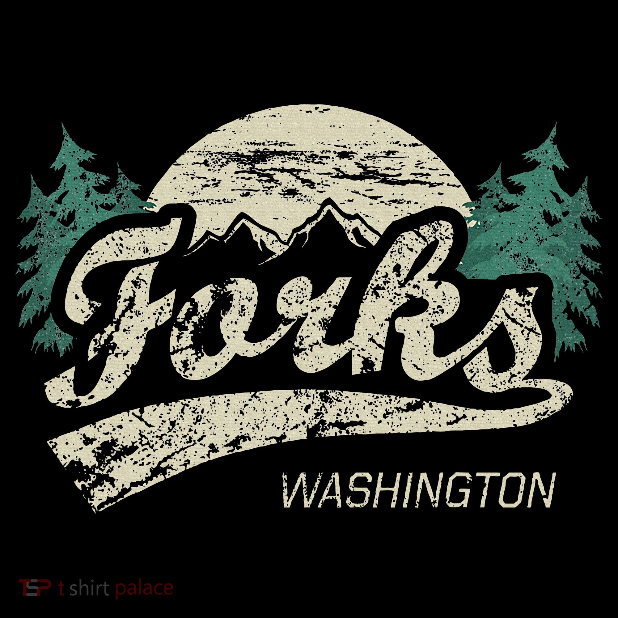 Forks Washington Vintage T-Shirt