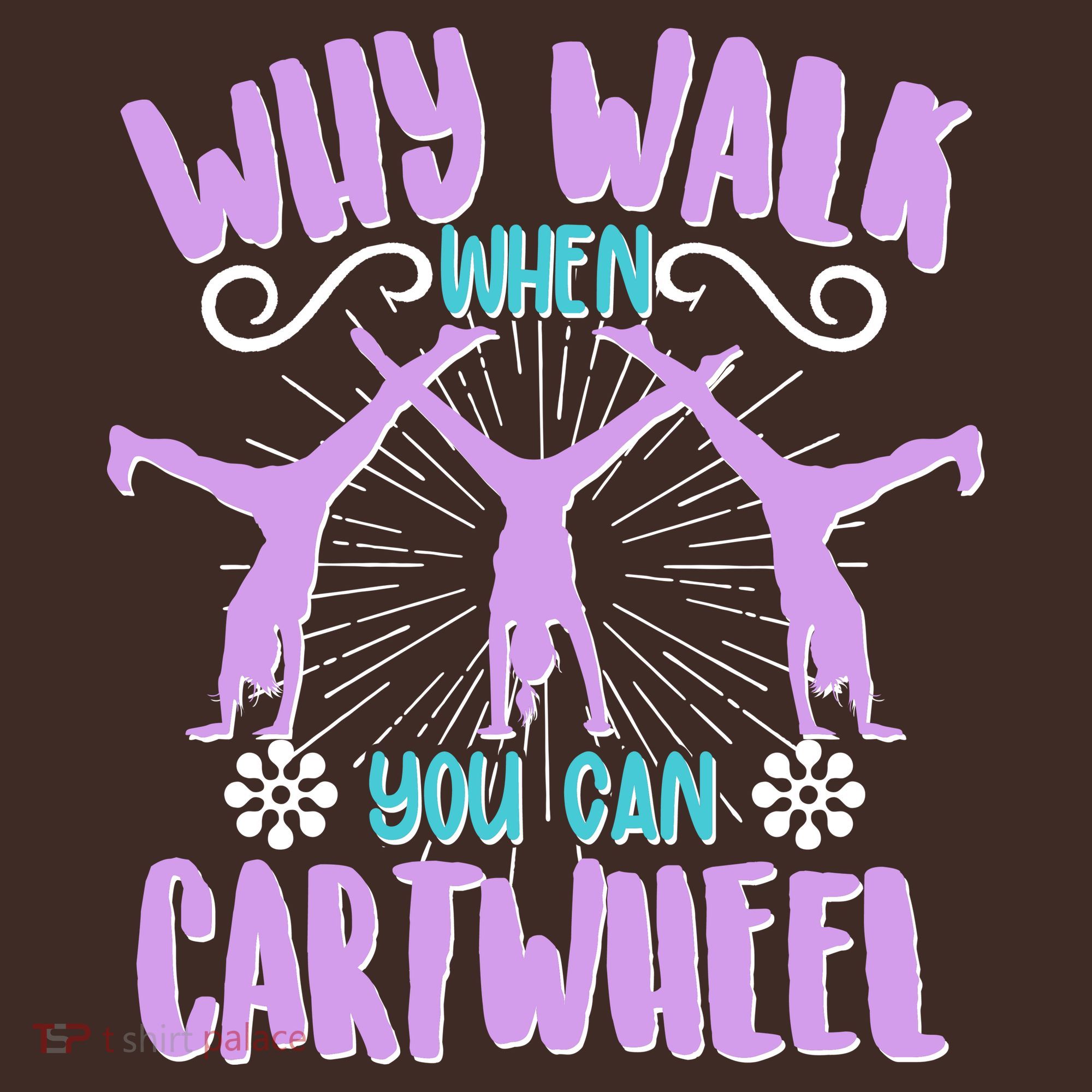 Funny Why Walk When You Can Cartwheel Beanie