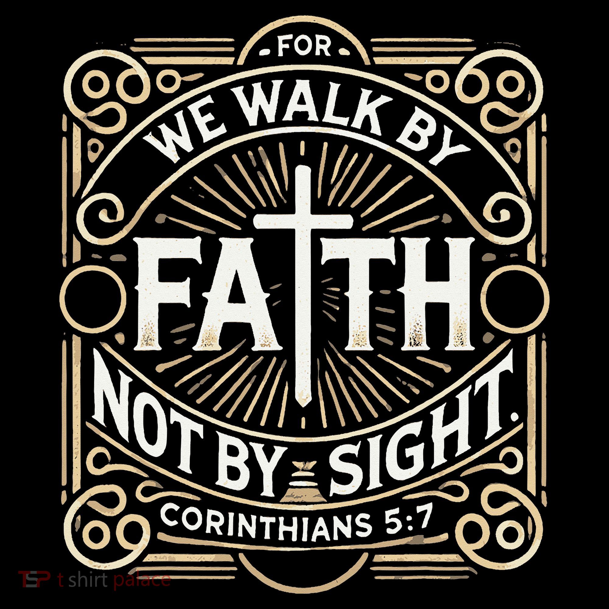 For We Walk Faith Not By Sight Christian Bible Verse Coffee Mug