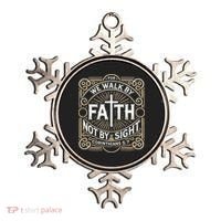 For We Walk Faith Not By Sight Christian Bible Verse Ornament thumb 0