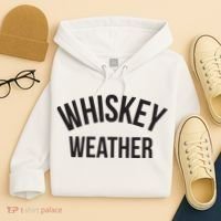 Funny Whiskey Weather Winter Holiday Hoodie thumb 4