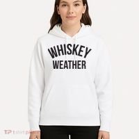 Funny Whiskey Weather Winter Holiday Hoodie thumb 5