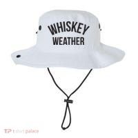 Funny Whiskey Weather Winter Holiday Bucket Hat thumb 0