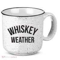 Funny Whiskey Weather Winter Holiday 15oz Campfire Ceramic Mug thumb 0