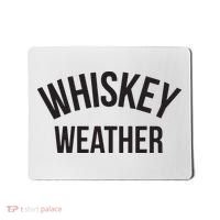 Funny Whiskey Weather Winter Holiday Mousepad thumb 0