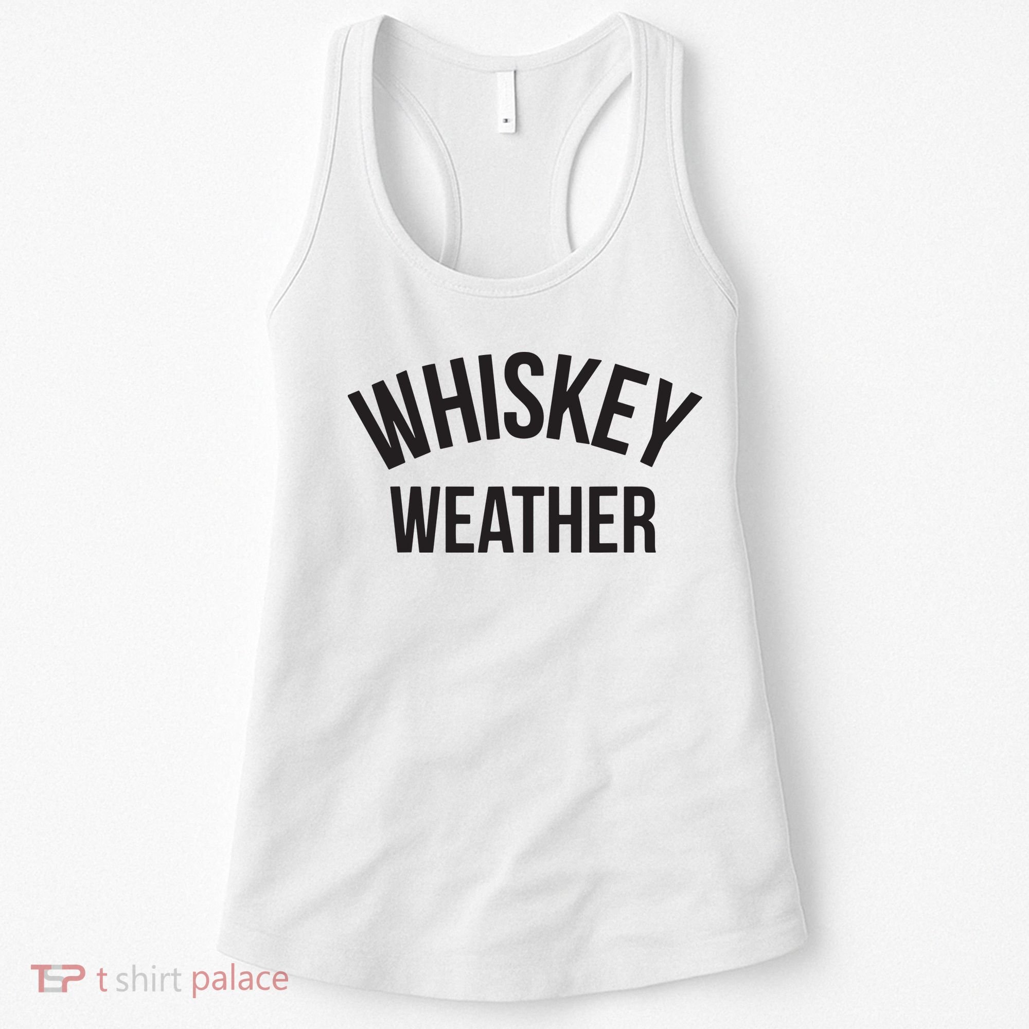 Funny Whiskey Weather Winter Holiday Women's Tank Top