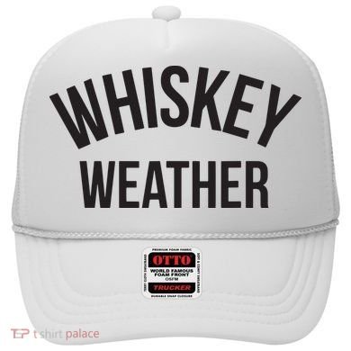 Funny Whiskey Weather Winter Holiday Hat