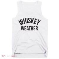 Funny Whiskey Weather Winter Holiday Tank Top thumb 0