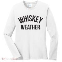 Funny Whiskey Weather Winter Holiday Women's Long Sleeve Shirt thumb 0