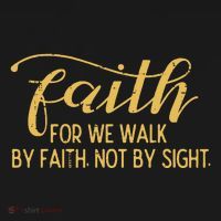 Faith We Walk By Faith Not By Sight Christian Baby Bodysuit thumb 2