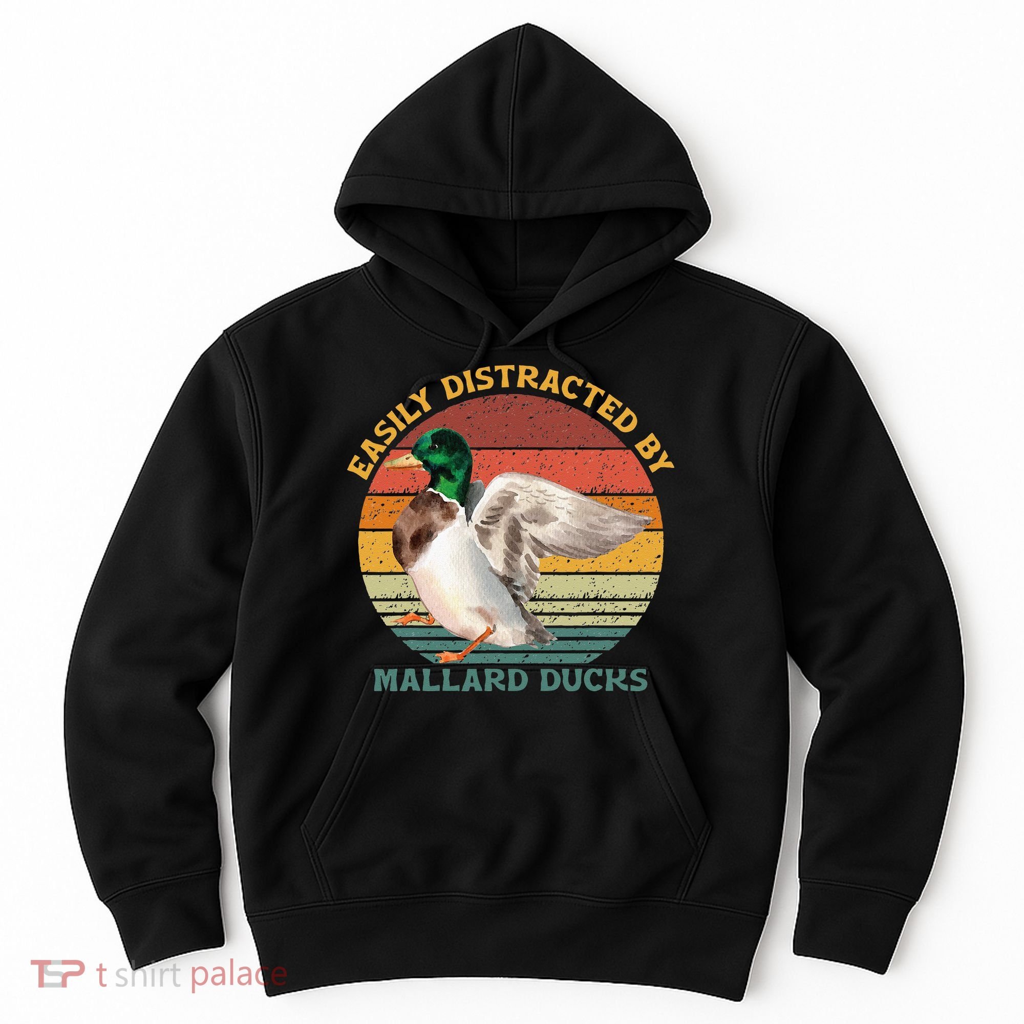 Funny Waterfowl Wild Birds Easily Distracted By Mallard Duck Hoodie