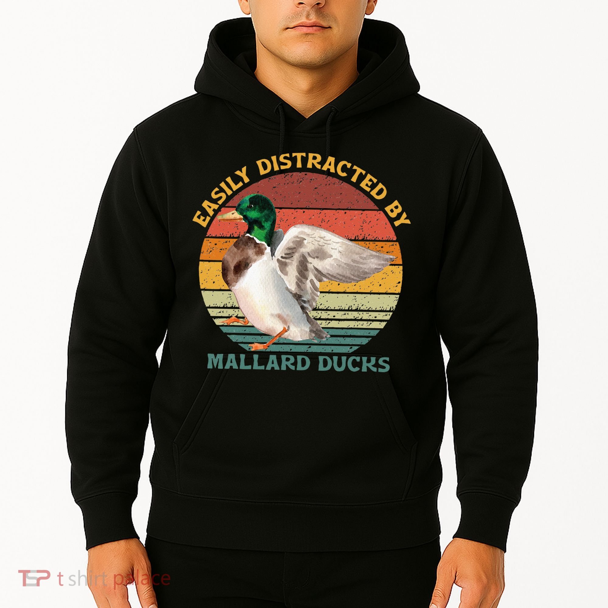 Funny Waterfowl Wild Birds Easily Distracted By Mallard Duck Hoodie