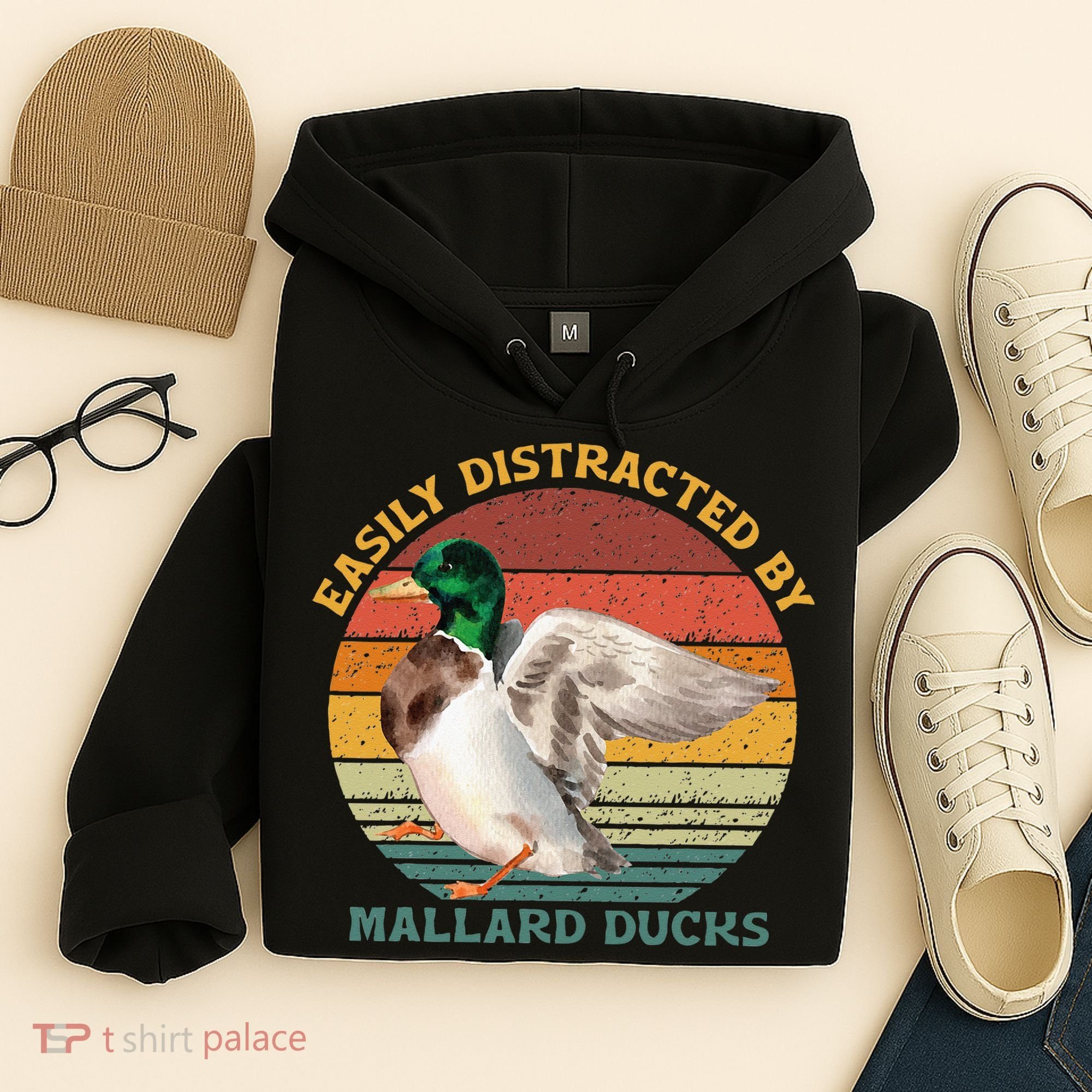 Funny Waterfowl Wild Birds Easily Distracted By Mallard Duck Hoodie