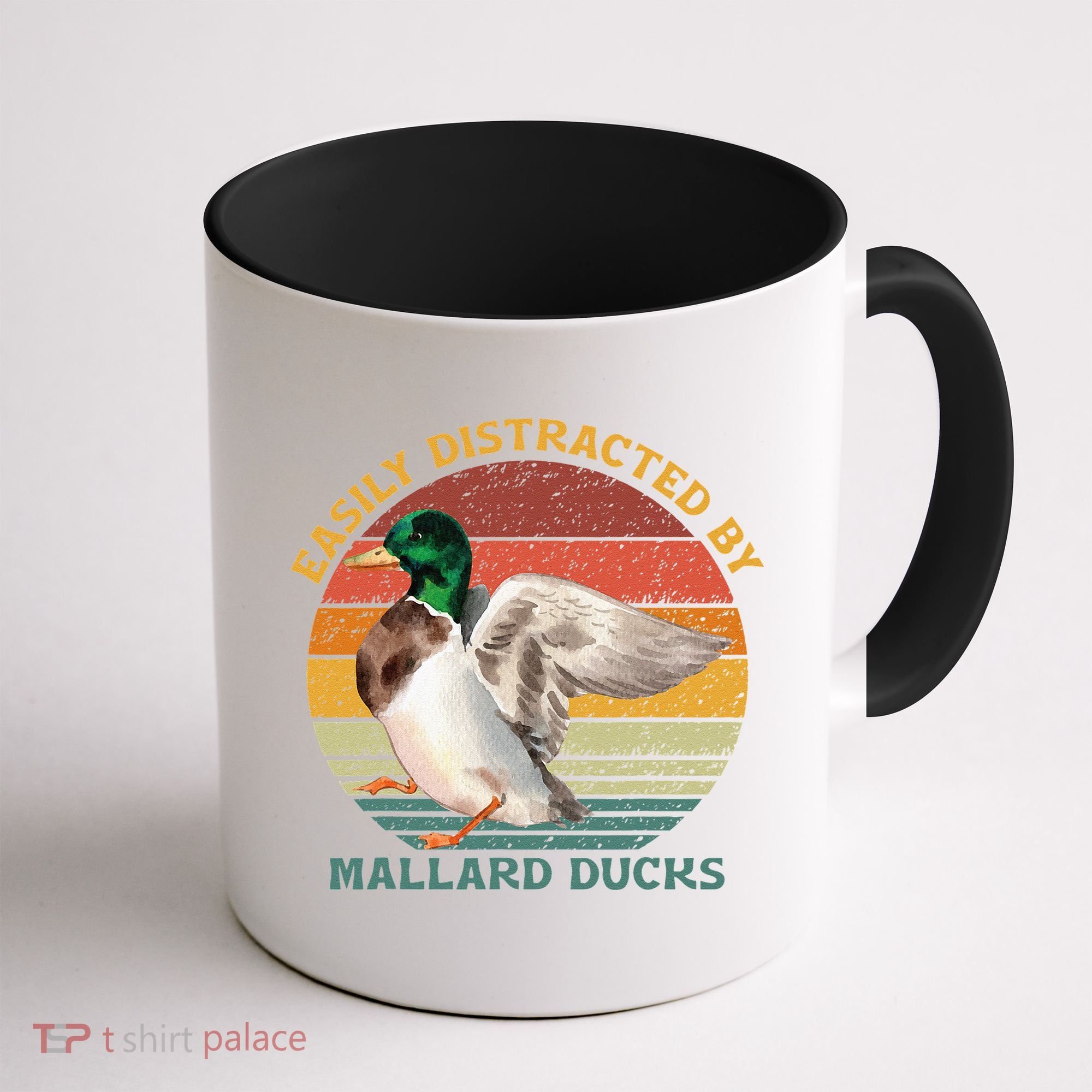 Funny Waterfowl Wild Birds Easily Distracted By Mallard Duck Coffee Mug