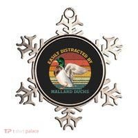 Funny Waterfowl Wild Birds Easily Distracted By Mallard Duck Ornament thumb 0