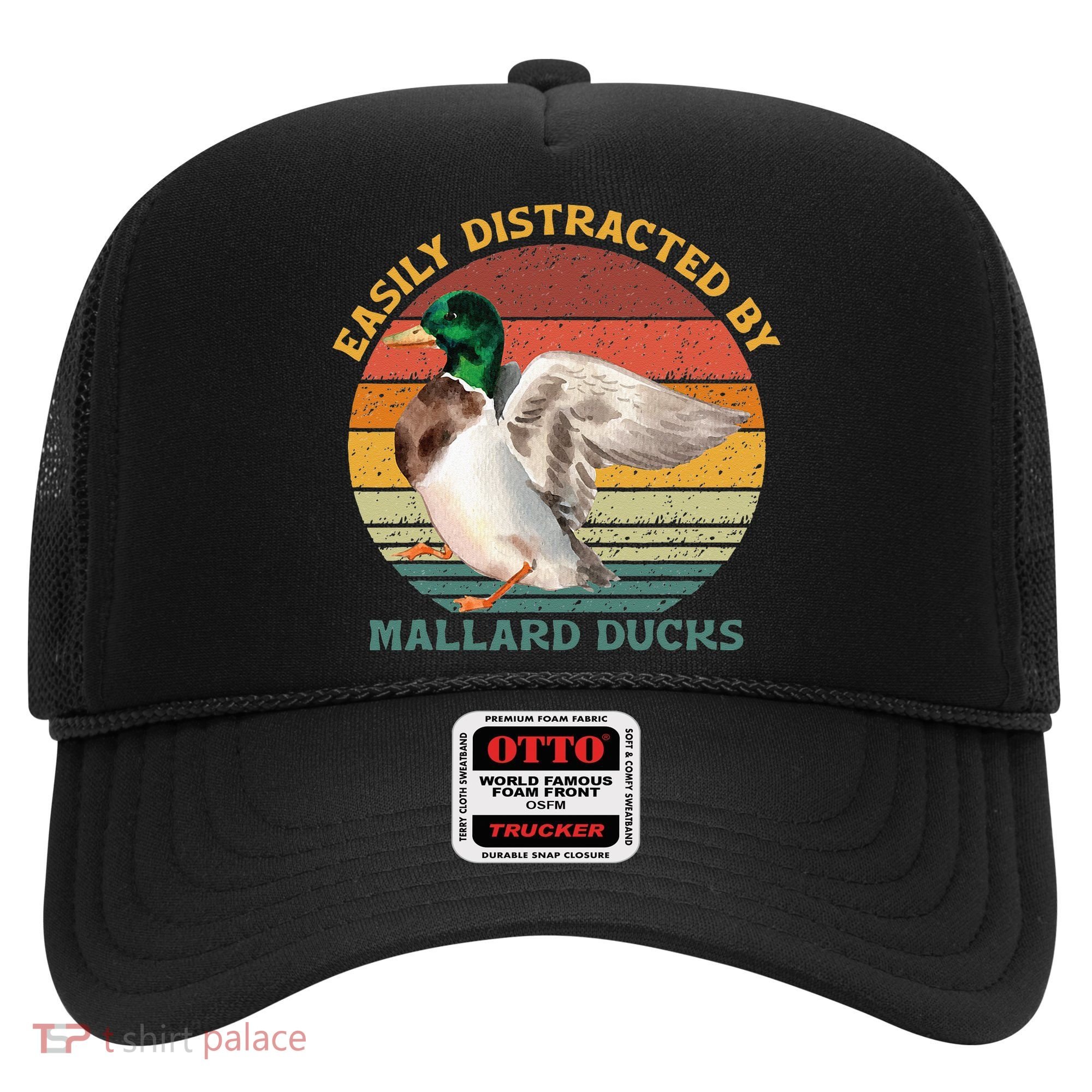 Funny Waterfowl Wild Birds Easily Distracted By Mallard Duck Hat