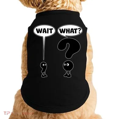 Funny Wait What Comma Question Mark Comic Doggie Tank