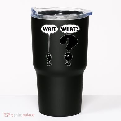 Funny Wait What Comma Question Mark Comic Tumbler