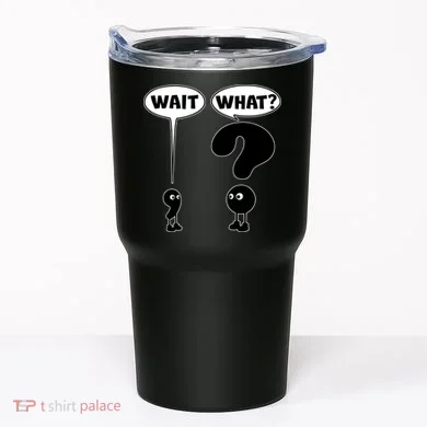 Funny Wait What Comma Question Mark Comic Tumbler