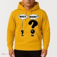Funny Wait What Comma Question Mark Comic Hoodie thumb 2