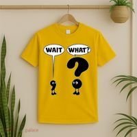 Funny Wait What Comma Question Mark Comic T-Shirt thumb 2