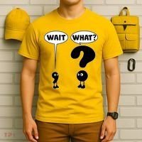 Funny Wait What Comma Question Mark Comic T-Shirt thumb 6