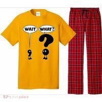 Funny Wait What Comma Question Mark Comic Pajama Set thumb 0