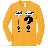 Funny Wait What Comma Question Mark Comic Kids Long Sleeve Shirt thumb 0