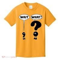 Funny Wait What Comma Question Mark Comic Kids T-Shirt thumb 0