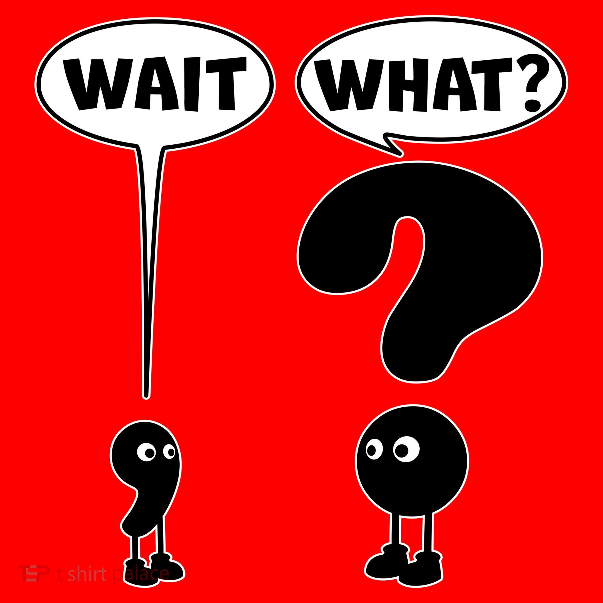 Funny Wait What Comma Question Mark Comic Santa Hat