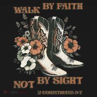 Faith We Walk By Faith Not By Sight Christian Mousepad thumb 1