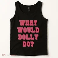 Funny What Would Dolly Do Tank Top thumb 2