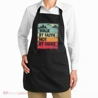 Faith We Walk By Faith Not By Sight Christian Apron thumb 2