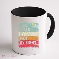 Faith We Walk By Faith Not By Sight Christian Coffee Mug thumb 1